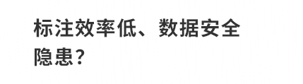 标注效率低、数据安全隐患?